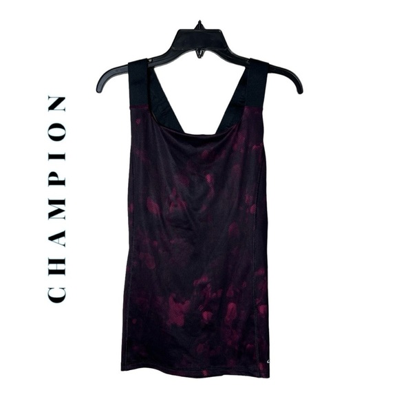 1842. CHAMPION DUODRY CRISS CROSS BACK ATHLETIC TOP BUILT IN SHELF BRA SIZE LG - Picture 1 of 9